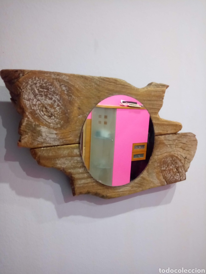 Artesan&iacute;a: Espejo madera rustico - Foto 2