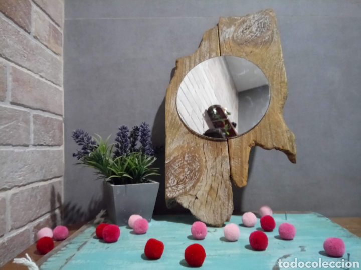 Artesan&iacute;a: Espejo madera rustico - Foto 3