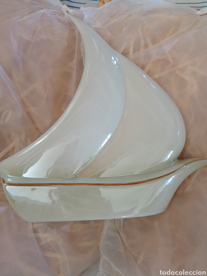Artesan&iacute;a: Barco cer&aacute;mica irisada - Foto 5