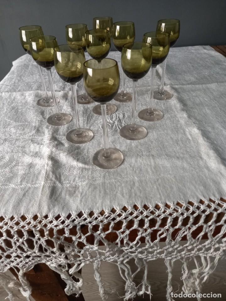 Artesan&iacute;a: 11 COPAS LICOR ANTIGUAS - Foto 2