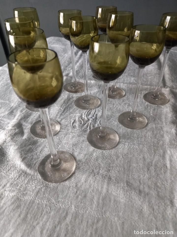 Artesan&iacute;a: 11 COPAS LICOR ANTIGUAS - Foto 3