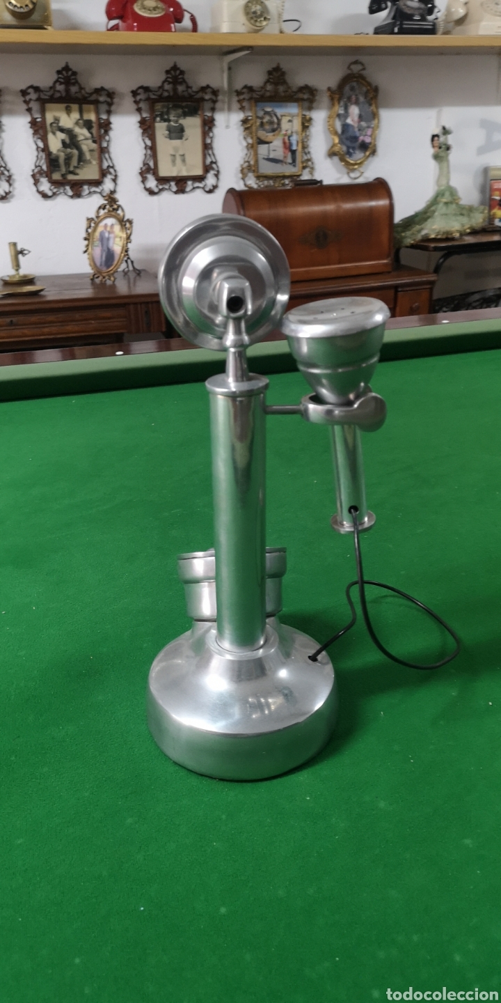 Artesan&iacute;a: Telefono de candelabro. - Foto 2