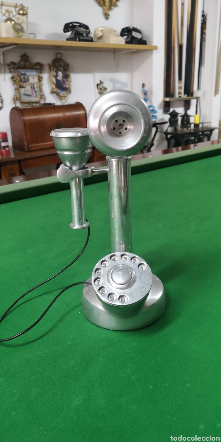 Artesan&iacute;a: Telefono de candelabro. - Foto 3