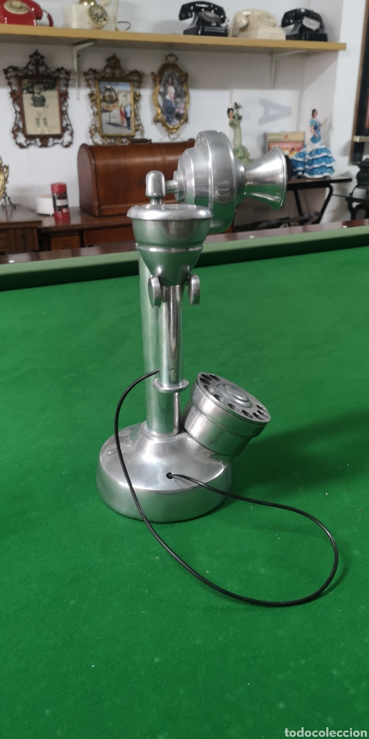 Artesan&iacute;a: Telefono de candelabro. - Foto 1