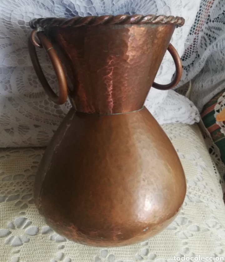 Artesan&iacute;a: JARR&Oacute;N FLORERO COBRE - Foto 5
