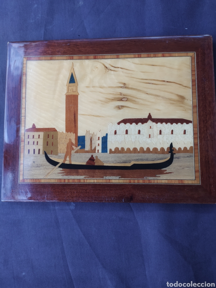 Artesan&iacute;a: Taracea escena Venecia - Foto 1