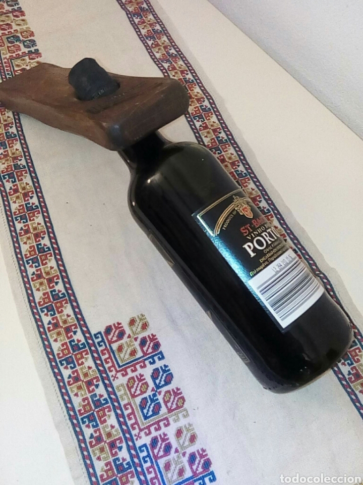 Artesan&iacute;a: Sujeta botella de madera - Foto 3
