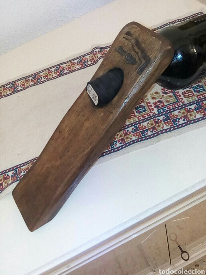 Artesan&iacute;a: Sujeta botella de madera - Foto 4