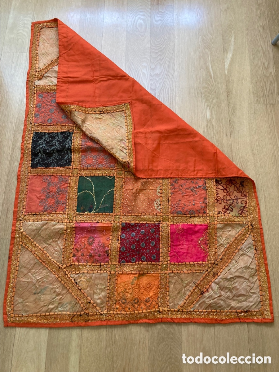 Artesan&iacute;a: Colcha bordada a mano patchwork ,turca. - Foto 7