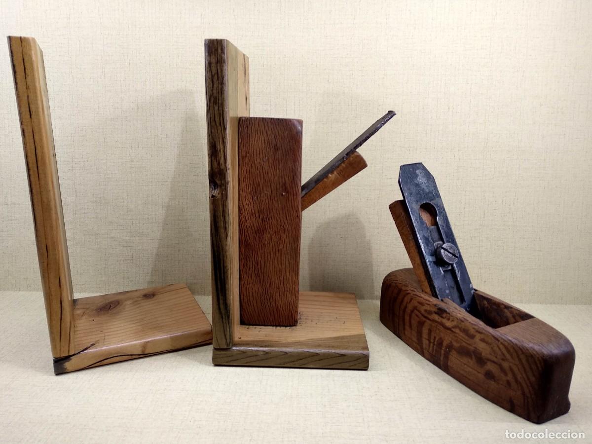 Artesan&iacute;a: Sujetalibros de madera y cepillo de carpintero - Foto 3