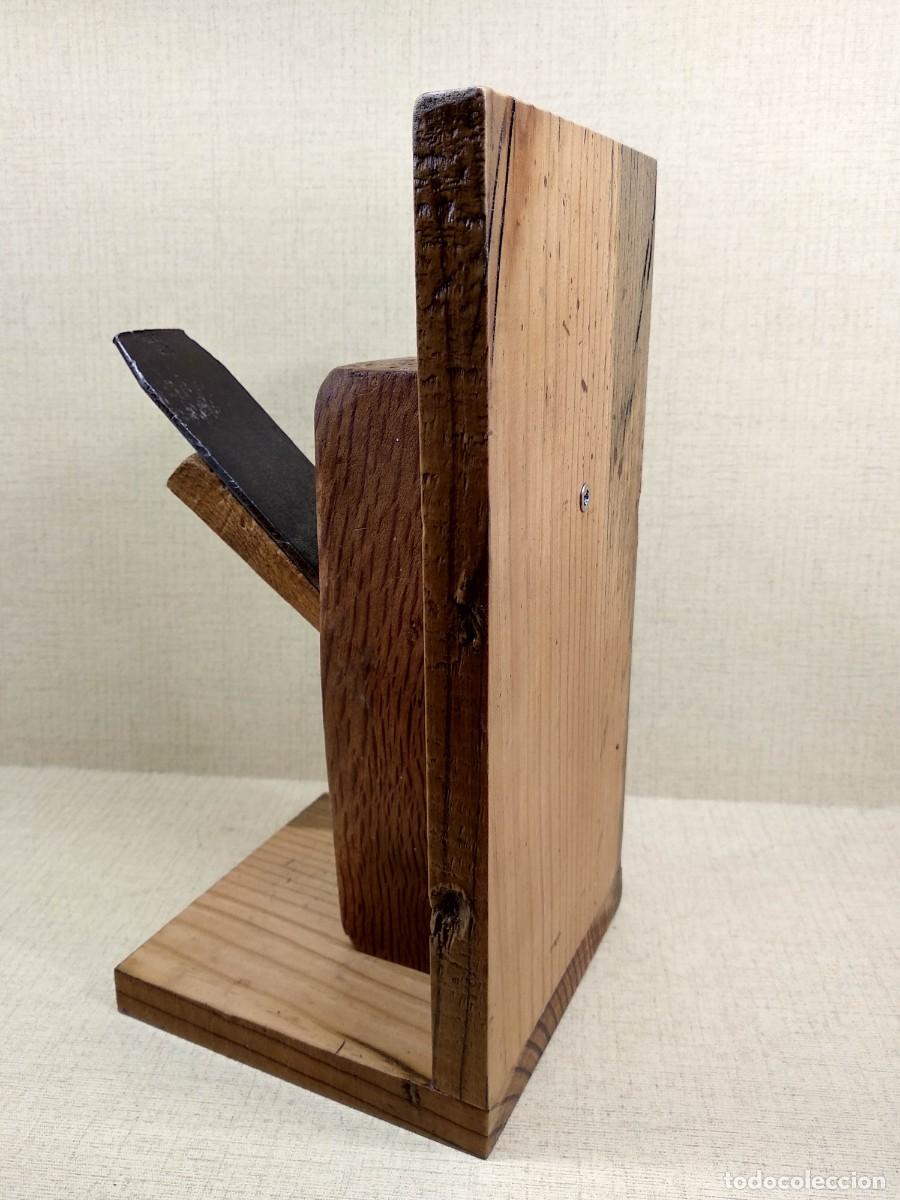 Artesan&iacute;a: Sujetalibros de madera y cepillo de carpintero - Foto 5