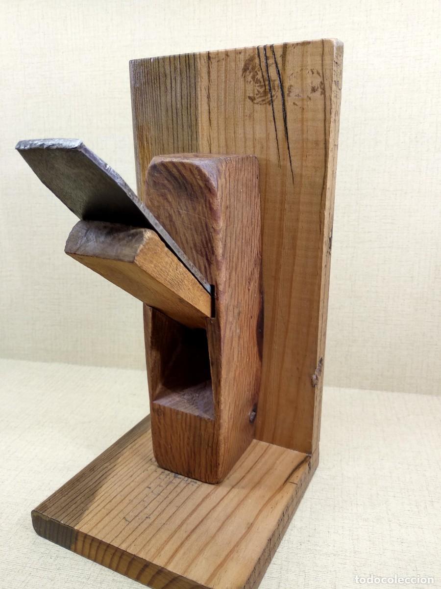 Artesan&iacute;a: Sujetalibros de madera y cepillo de carpintero - Foto 6