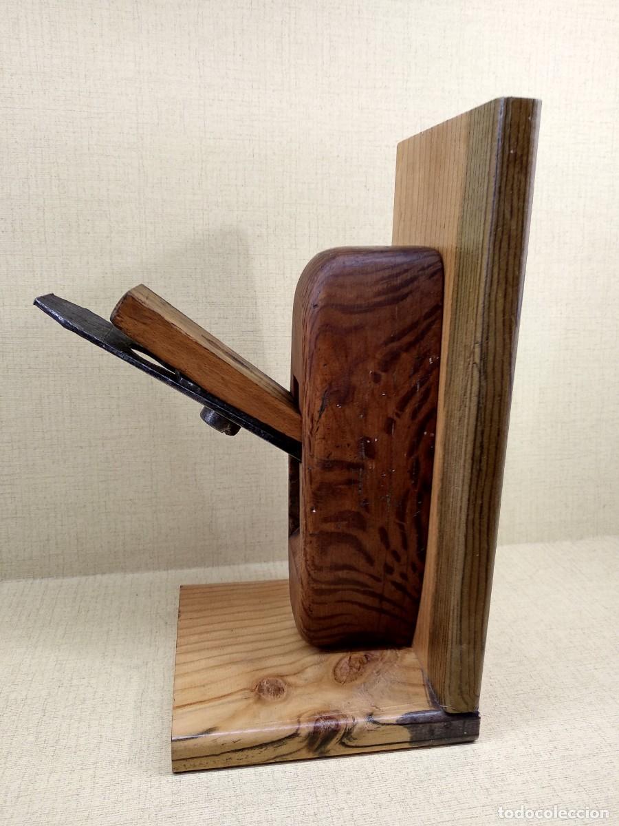 Artesan&iacute;a: Sujetalibros de madera y cepillo de carpintero - Foto 9
