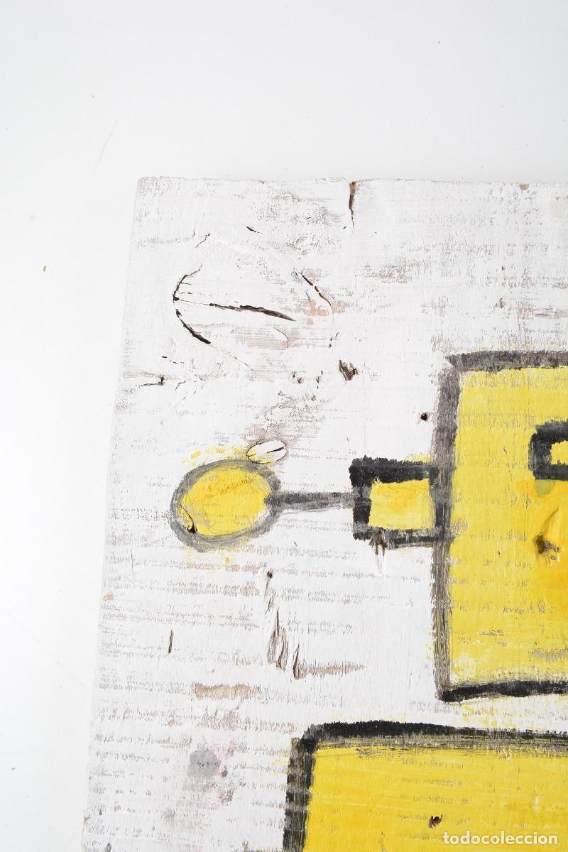 Artesan&iacute;a: Cuadro de robot sobre madera - Foto 6