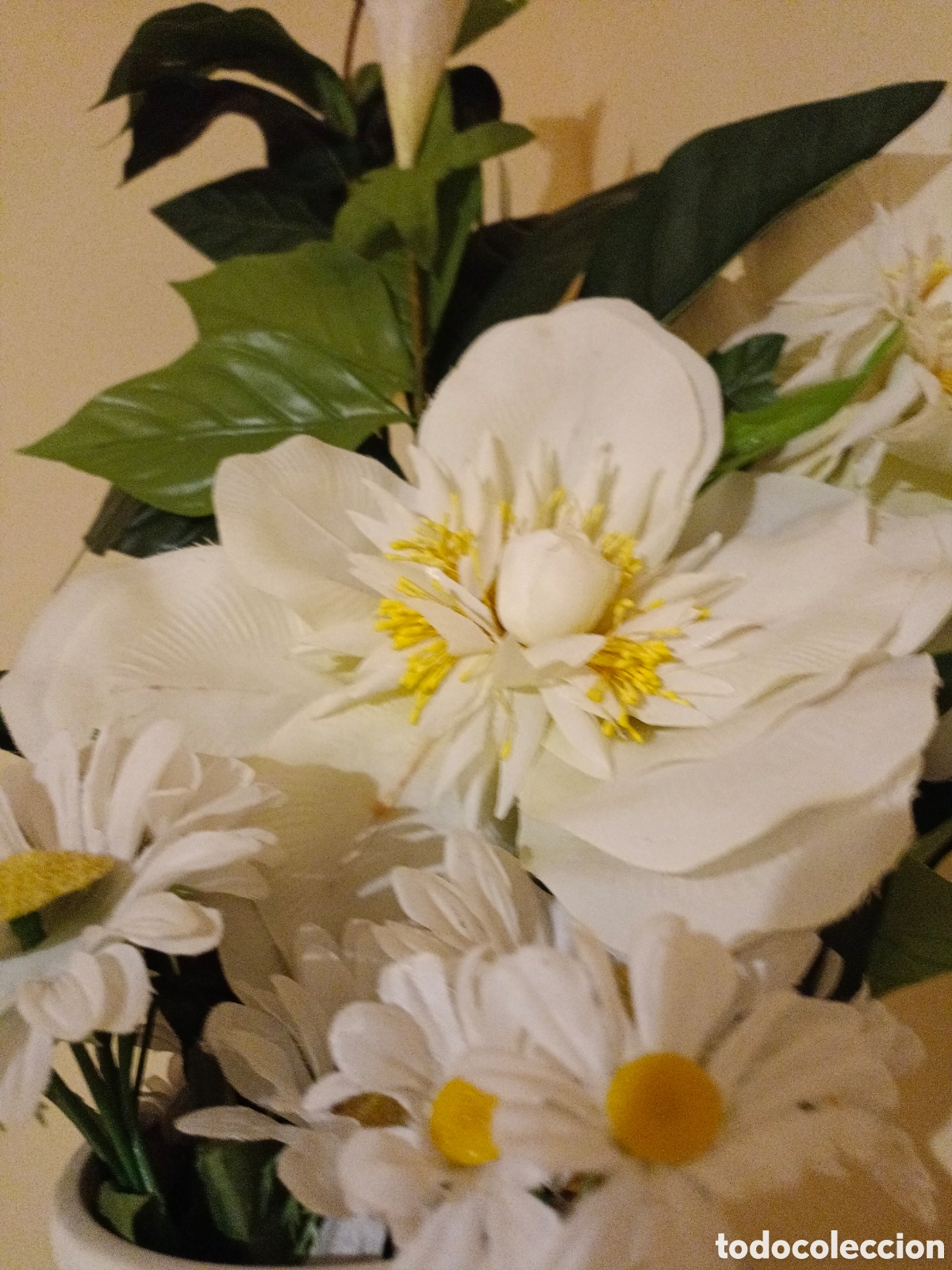 Artesan&iacute;a: Florero con el ramo de flores - Foto 2
