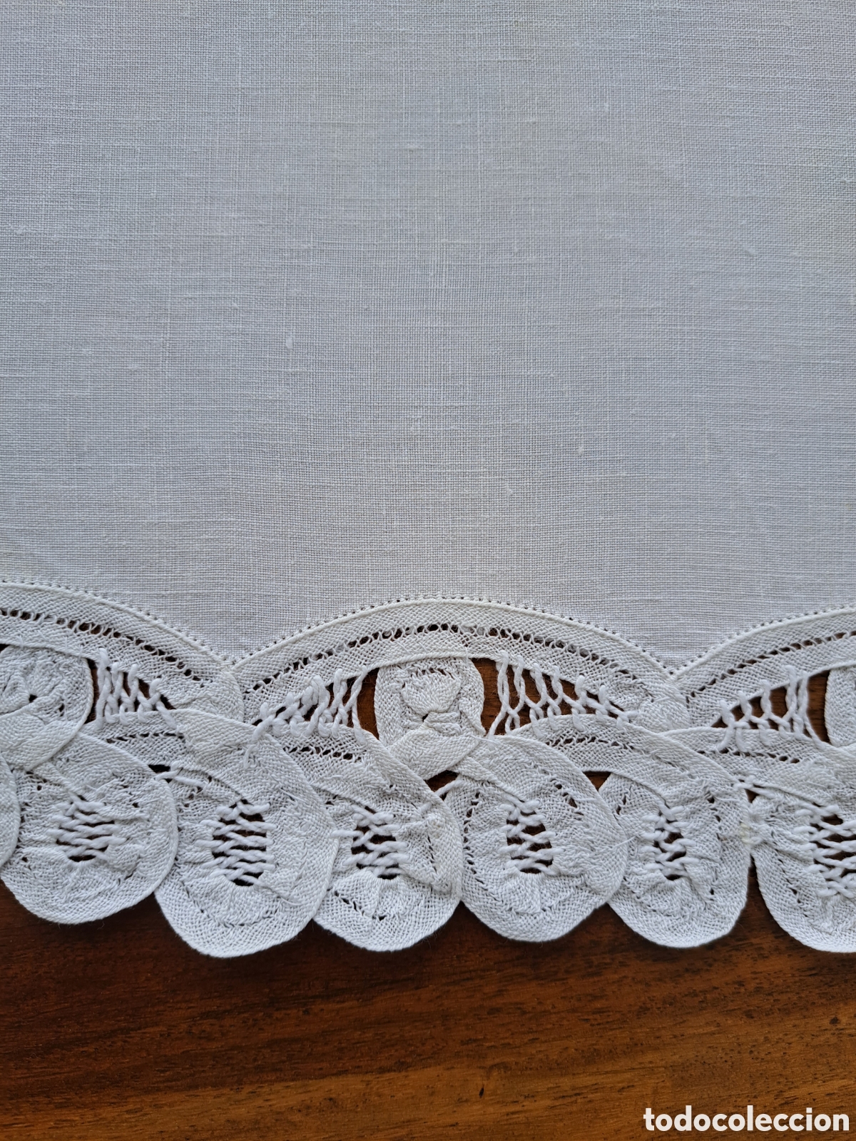 Artesan&iacute;a: tapete rectangular encaje de Bruselas (40x28 cms) - Foto 4