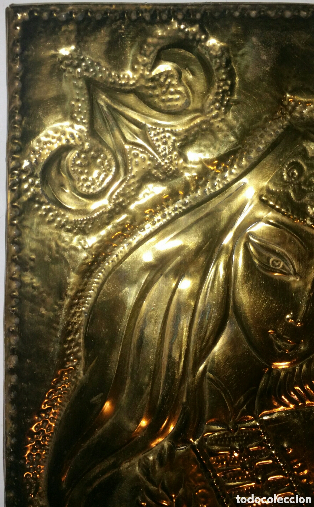 Artesan&iacute;a: Cuadro de bronce repujado. - Foto 3