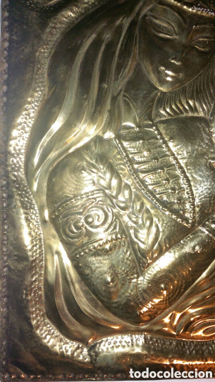 Artesan&iacute;a: Cuadro de bronce repujado. - Foto 7