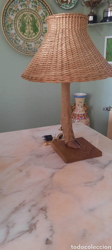 Artesan&iacute;a: L&aacute;mpara de pie de ciervo - Foto 1