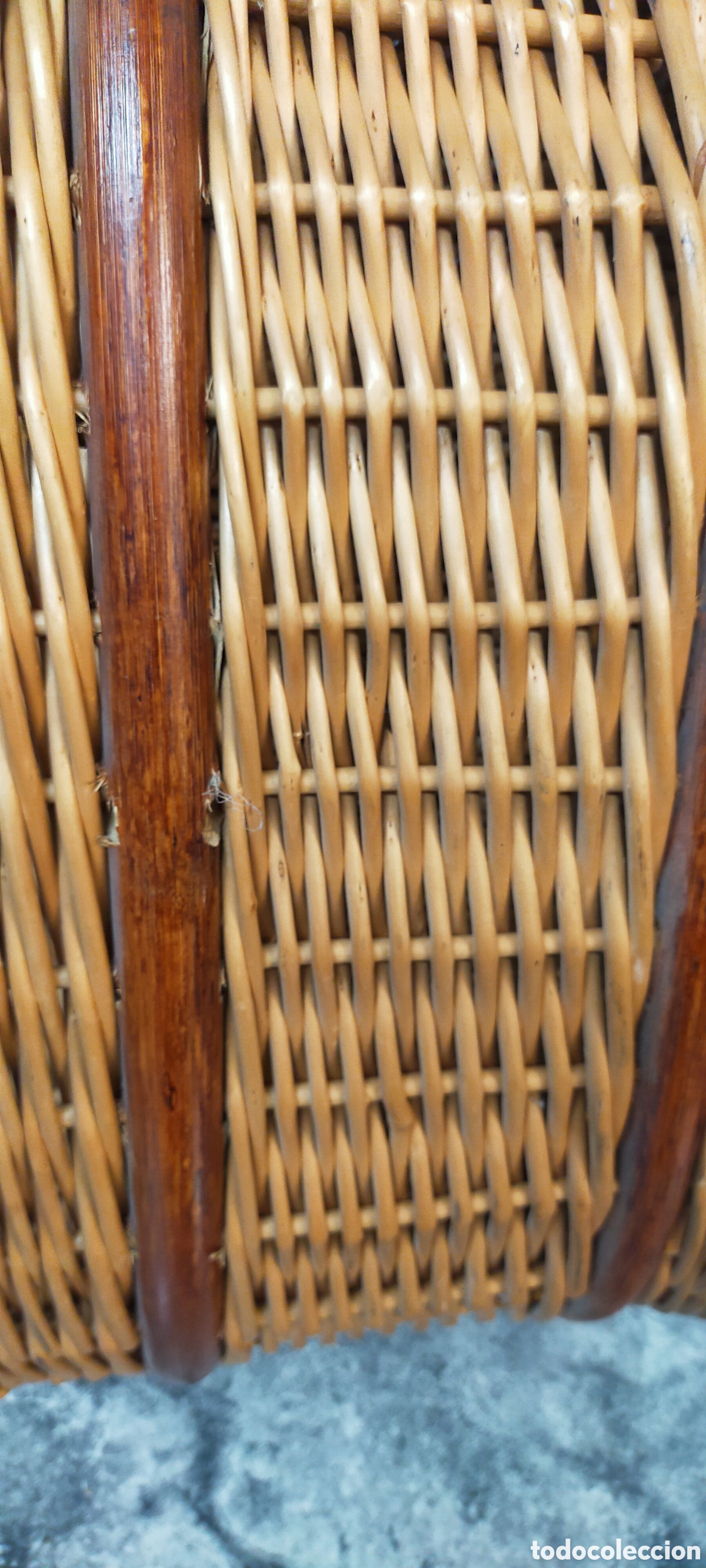 Artesan&iacute;a: Cesta mimbre , dos compartimentos - Foto 9