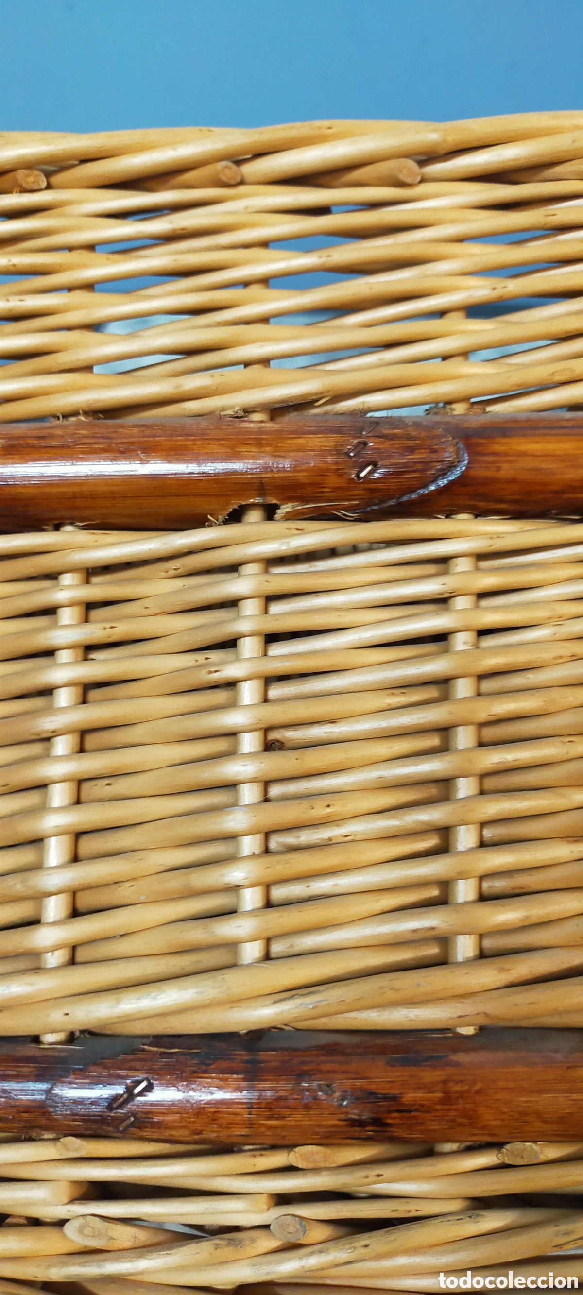 Artesan&iacute;a: Cesta mimbre , dos compartimentos - Foto 10