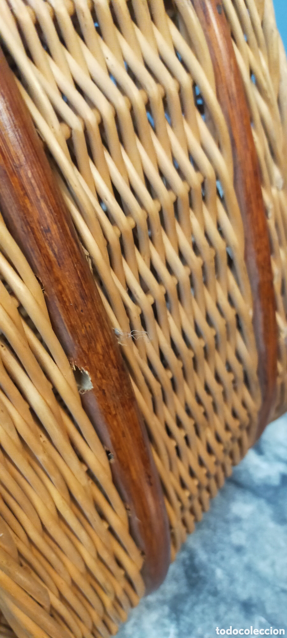 Artesan&iacute;a: Cesta mimbre , dos compartimentos - Foto 16