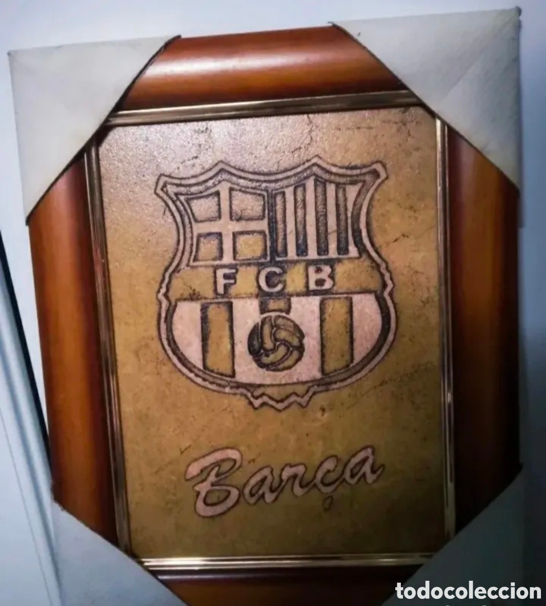 Artesan&iacute;a: Cuadro en m&aacute;rmol Bar&ccedil;a, artesanal - Foto 1