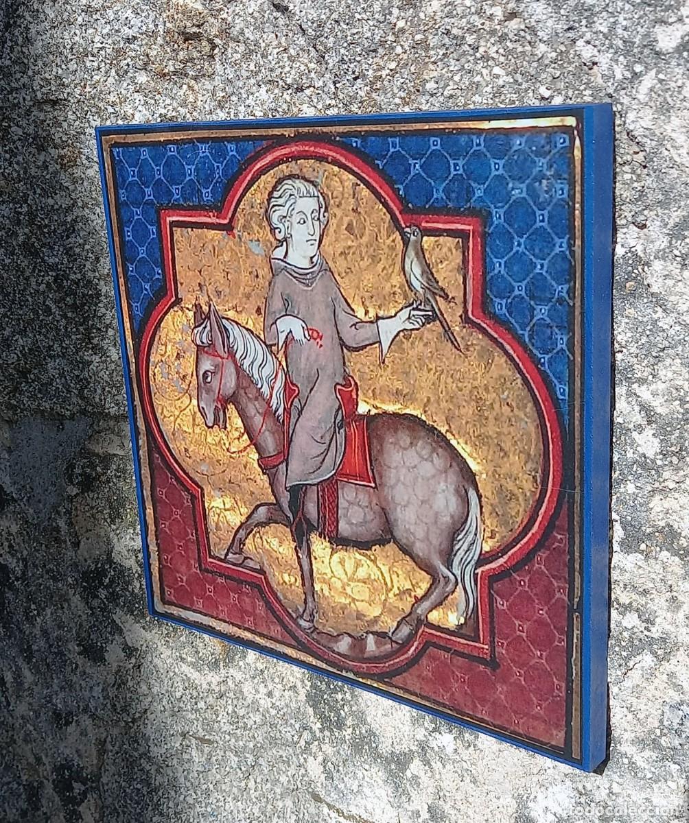 Artesan&iacute;a: Cuadro halconero medieval - Foto 4
