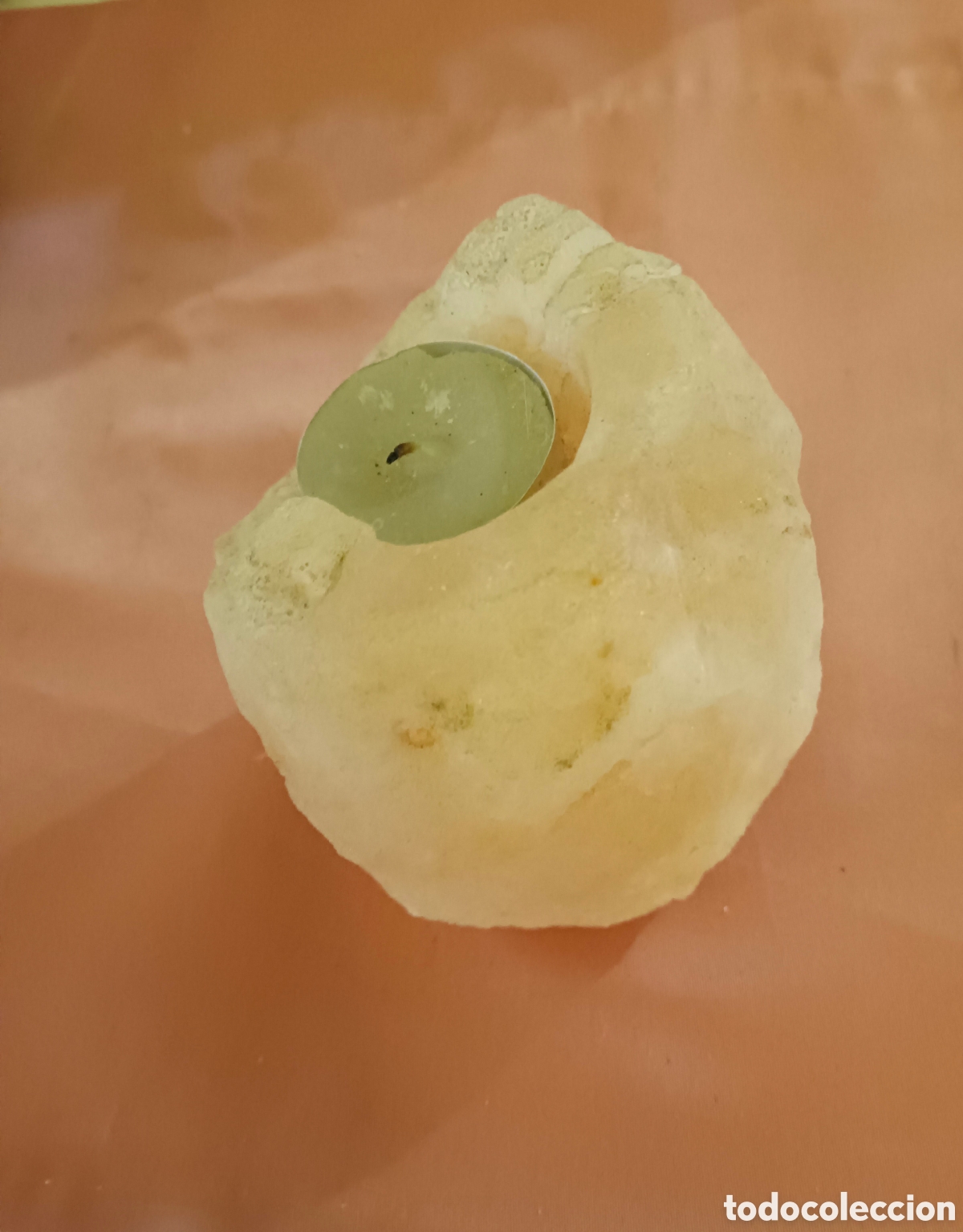 Artesan&iacute;a: Lampara de sal con vela - Foto 2