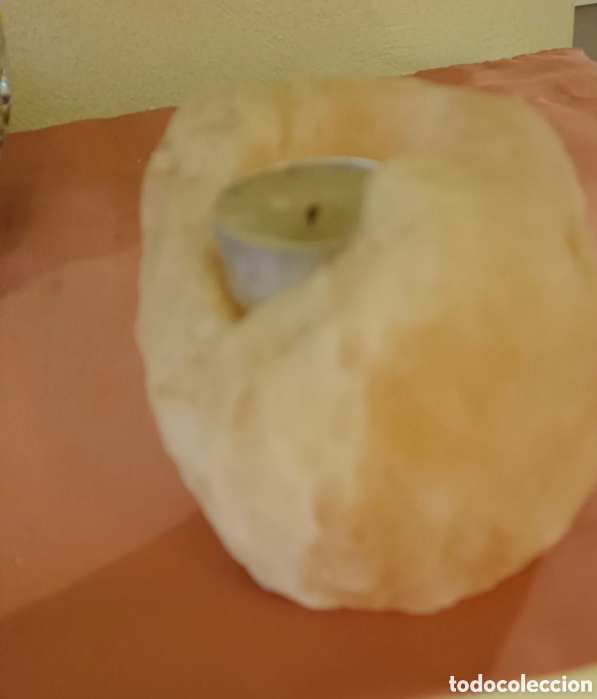 Artesan&iacute;a: Lampara de sal con vela - Foto 3