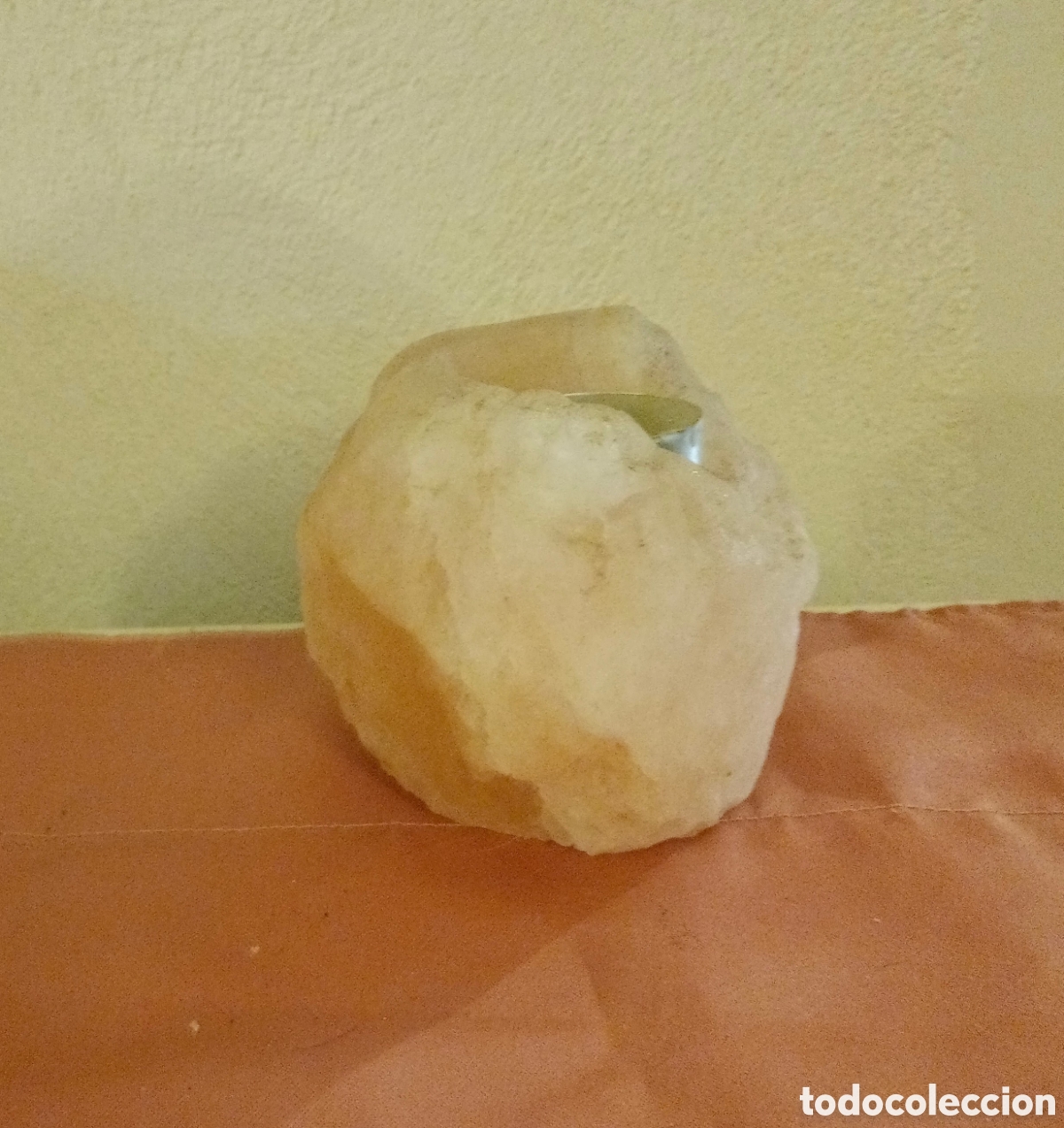 Artesan&iacute;a: Lampara de sal con vela - Foto 5