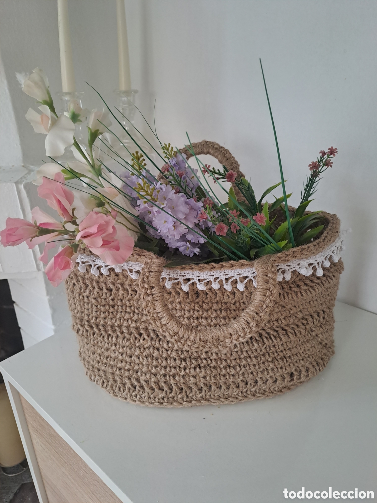 Artesan&iacute;a: Cesta de yute - Foto 2