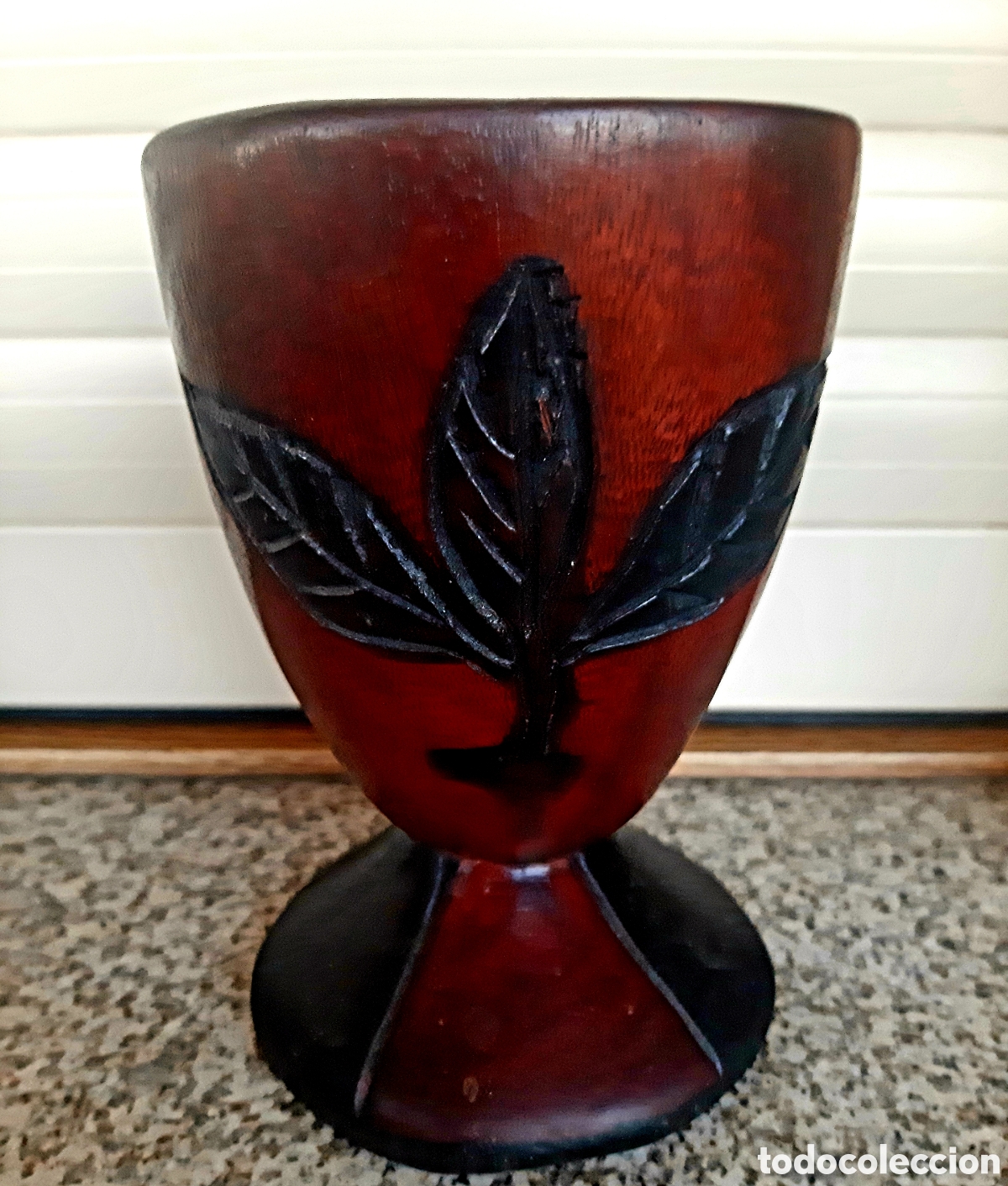 Artesan&iacute;a: COPA C&Aacute;LIZ MADERA TALLADA - Foto 1