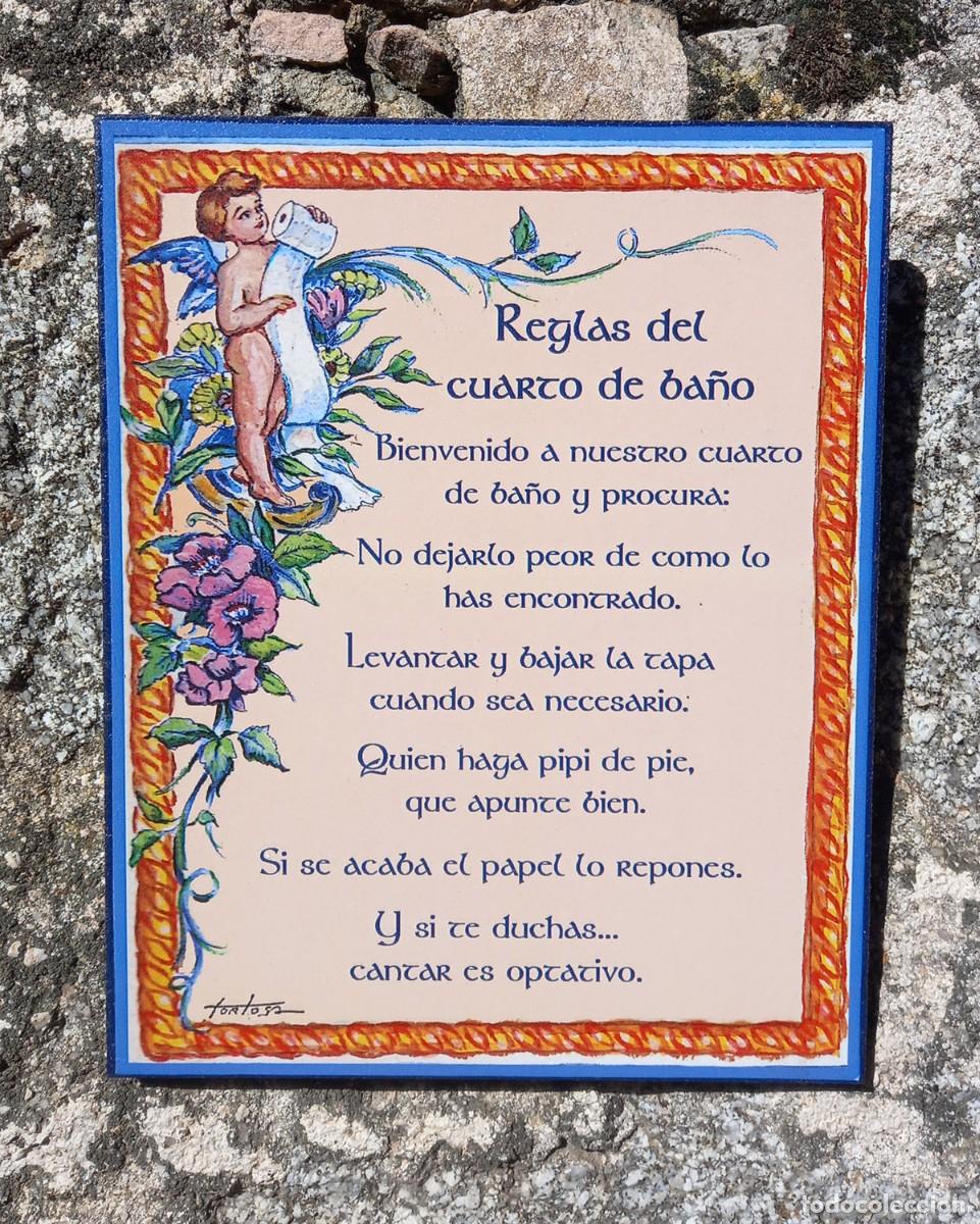 Artesan&iacute;a: Reglas del cuarto de ba&ntilde;o - Foto 1