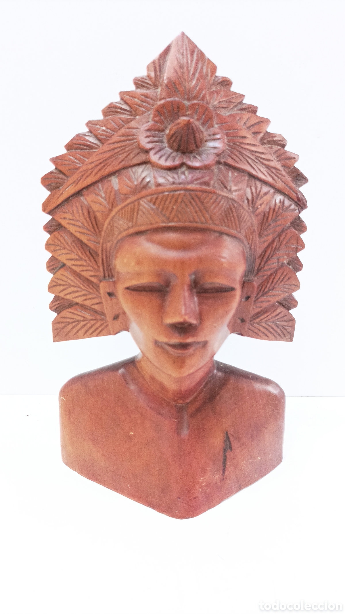 Artesan&iacute;a: Talla indio de madera - Foto 1