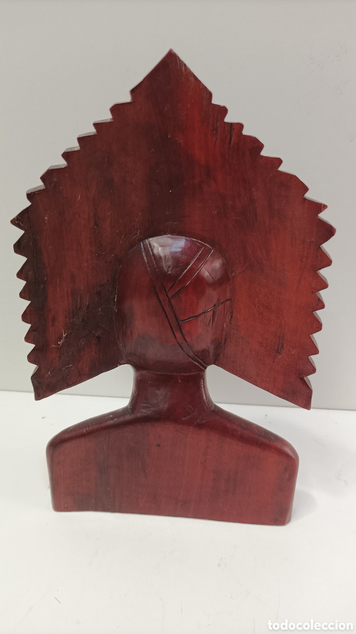 Artesan&iacute;a: Talla indio de madera - Foto 4