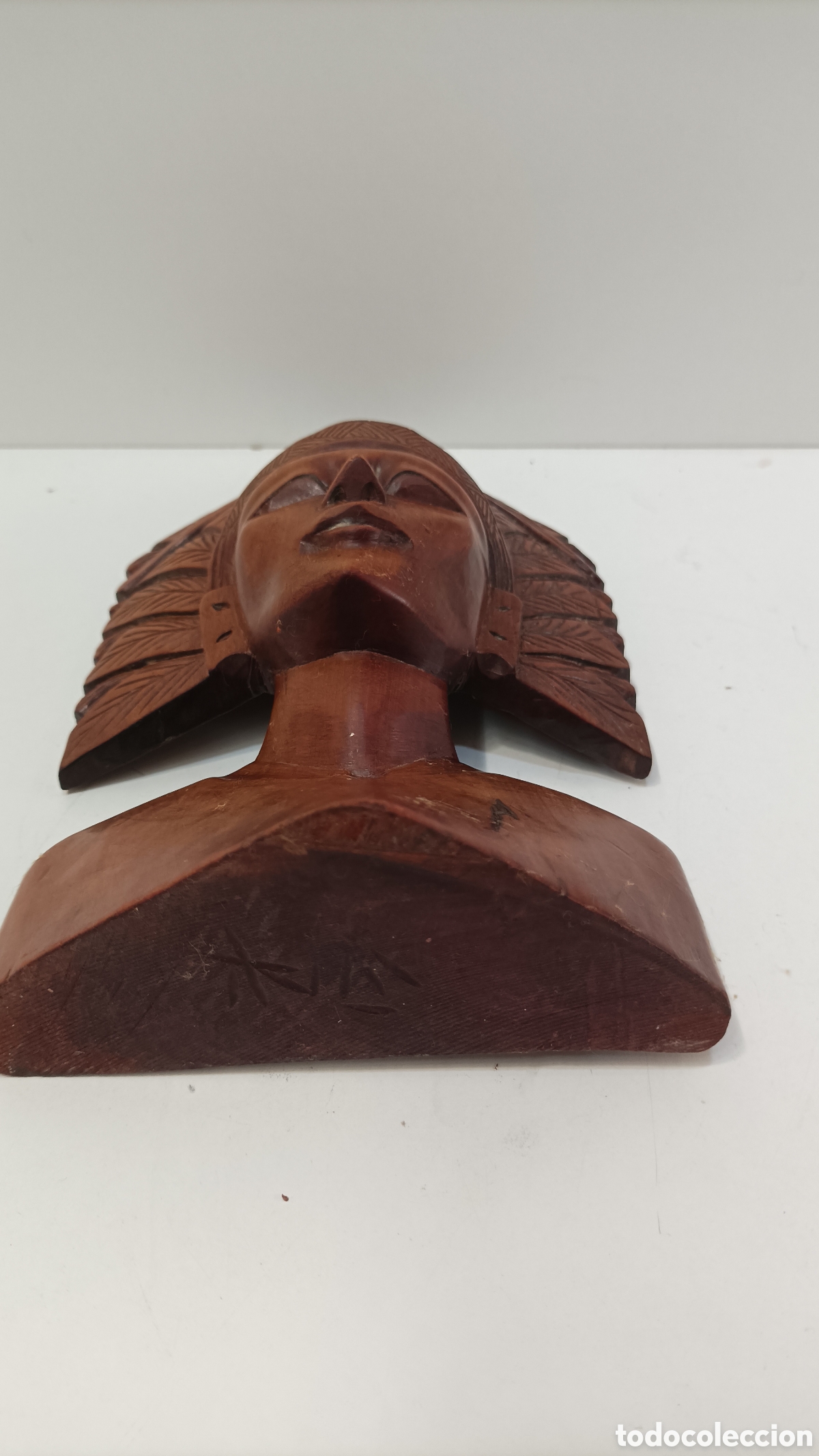 Artesan&iacute;a: Talla indio de madera - Foto 5
