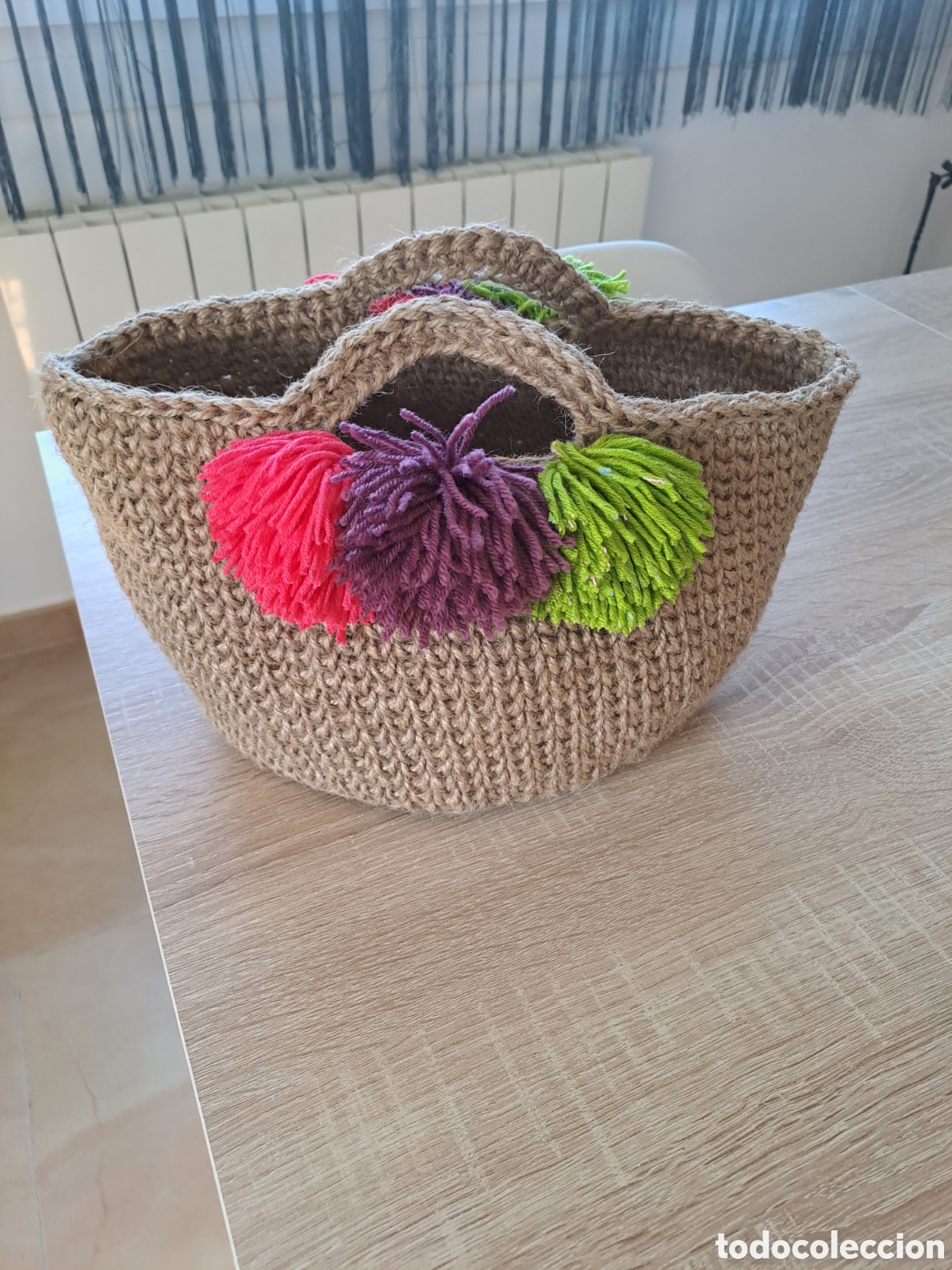 Artesan&iacute;a: Cesta pompones - Foto 3