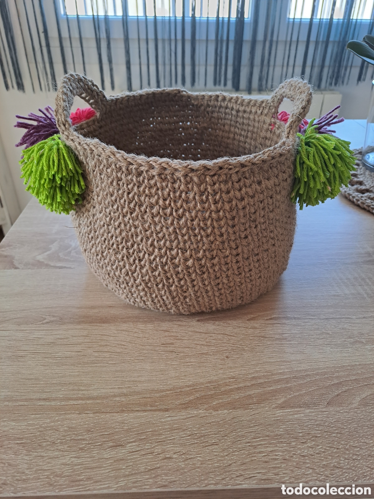 Artesan&iacute;a: Cesta pompones - Foto 1