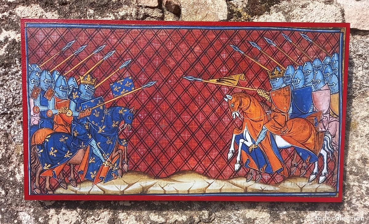 Artesan&iacute;a: Cuadro Carga de caballer&iacute;a medieval - Foto 2