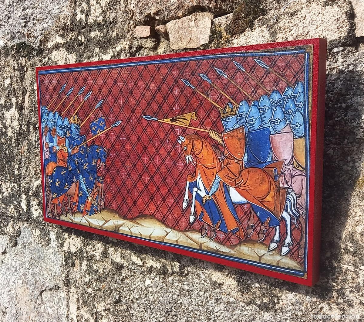 Artesan&iacute;a: Cuadro Carga de caballer&iacute;a medieval - Foto 5
