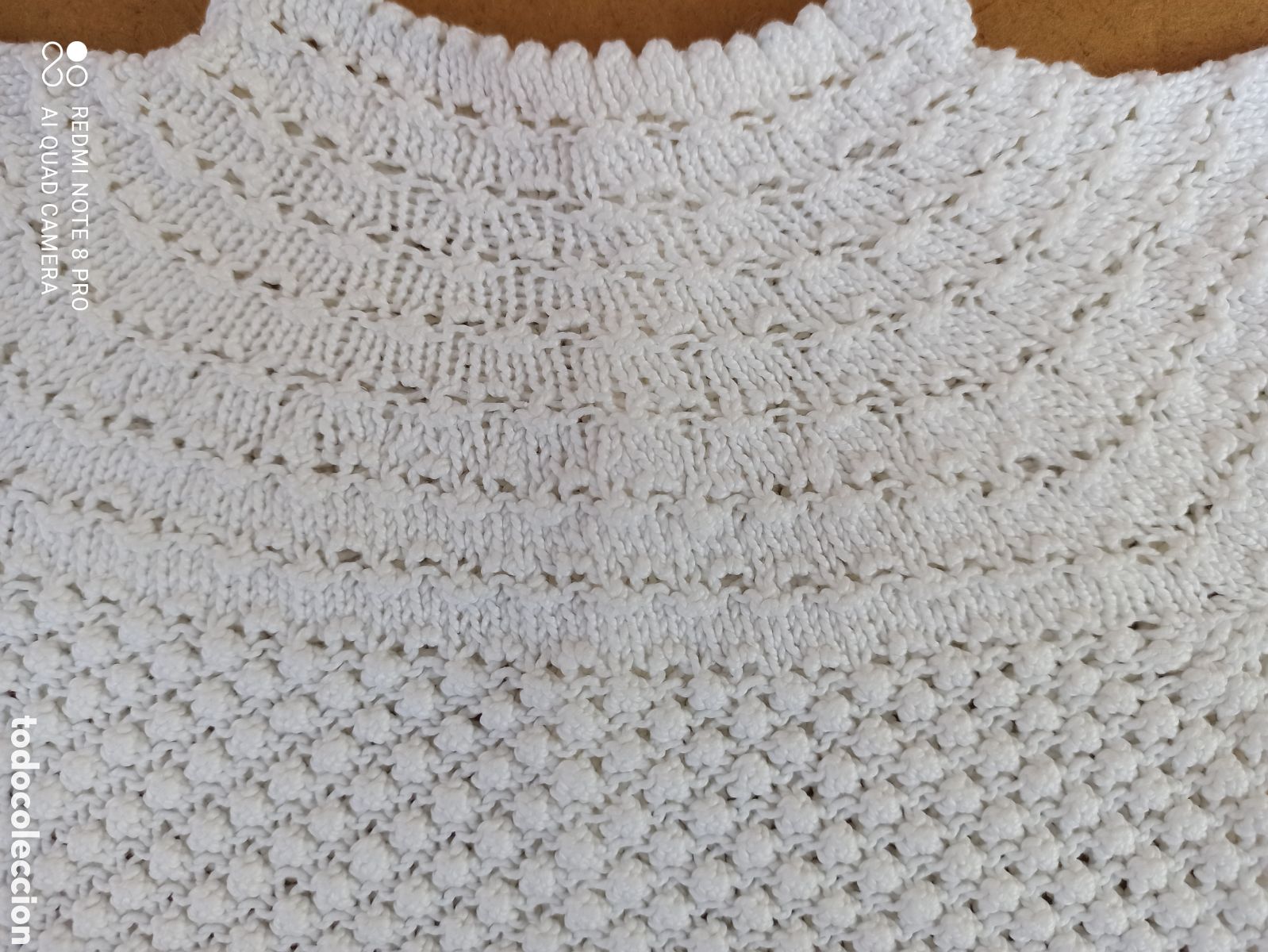 Artesan&iacute;a: Jersey artesanal de hilo perl&eacute;, impecable - Foto 6