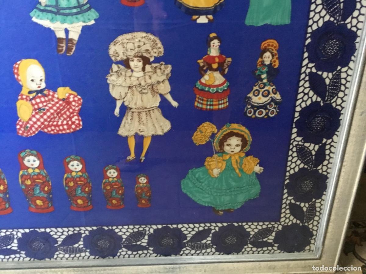 Artesan&iacute;a: Mu&ntilde;ecas antiguas enmarcadas - Foto 4