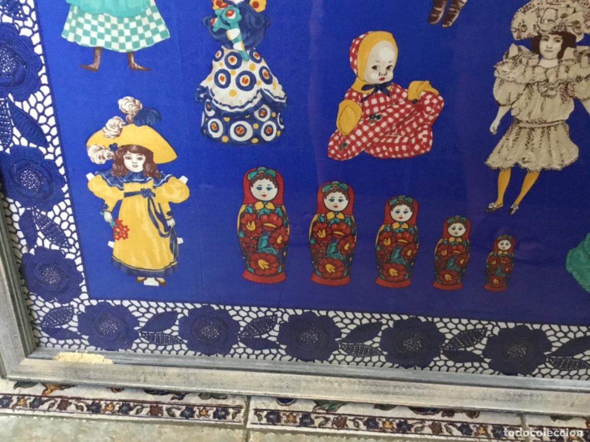 Artesan&iacute;a: Mu&ntilde;ecas antiguas enmarcadas - Foto 5