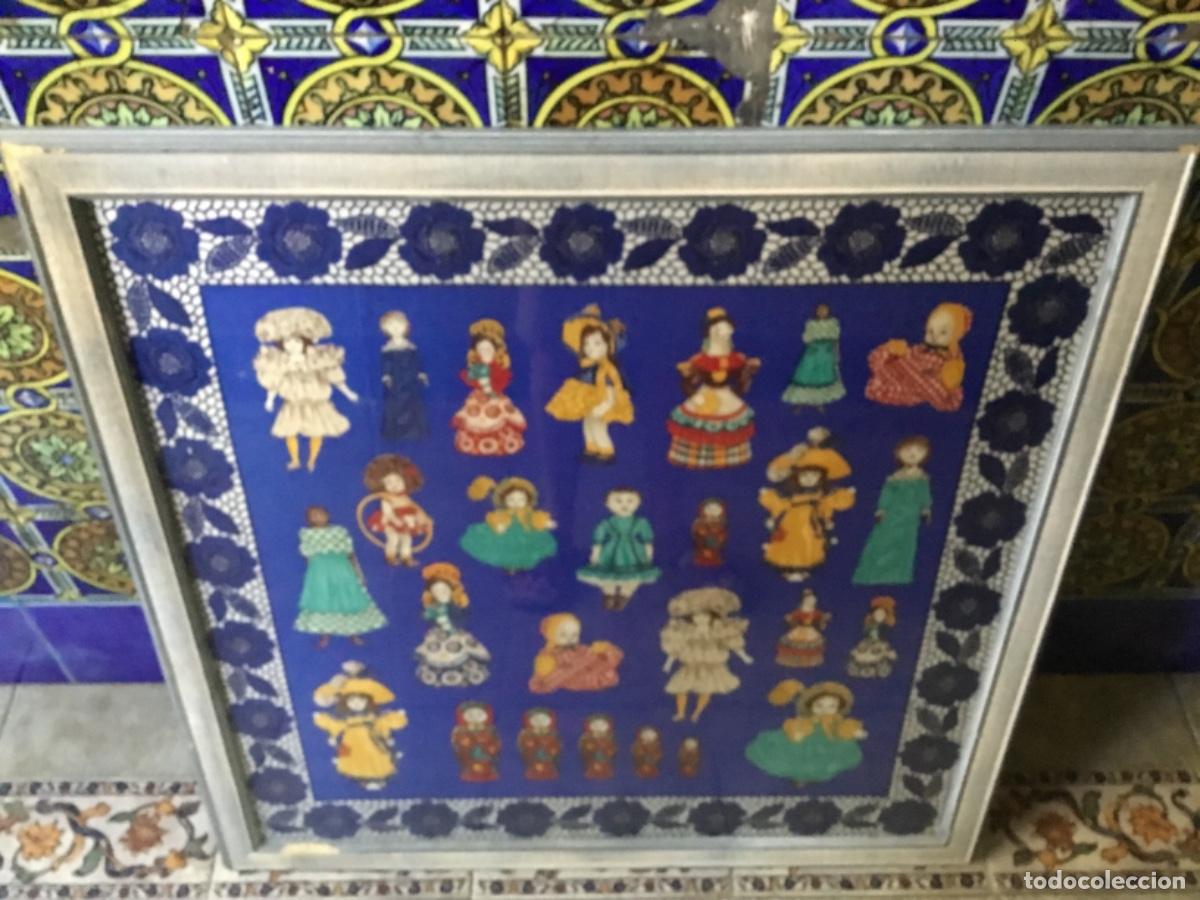 Artesan&iacute;a: Mu&ntilde;ecas antiguas enmarcadas - Foto 8
