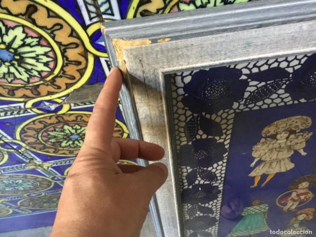 Artesan&iacute;a: Mu&ntilde;ecas antiguas enmarcadas - Foto 9