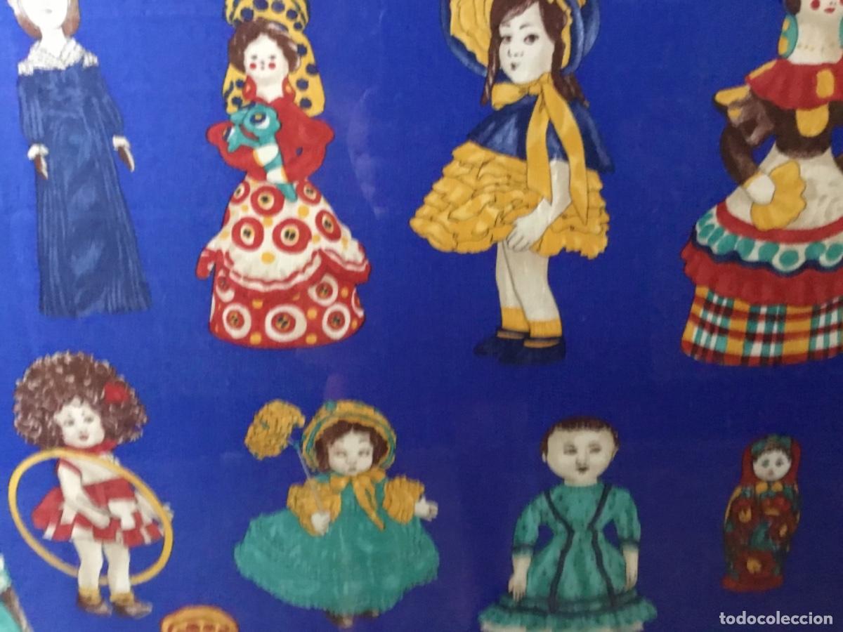 Artesan&iacute;a: Mu&ntilde;ecas antiguas enmarcadas - Foto 13