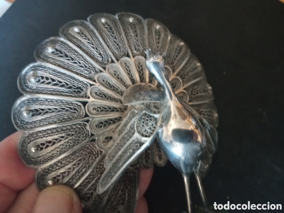 Artesan&iacute;a: Pavo Real de plata - Foto 3