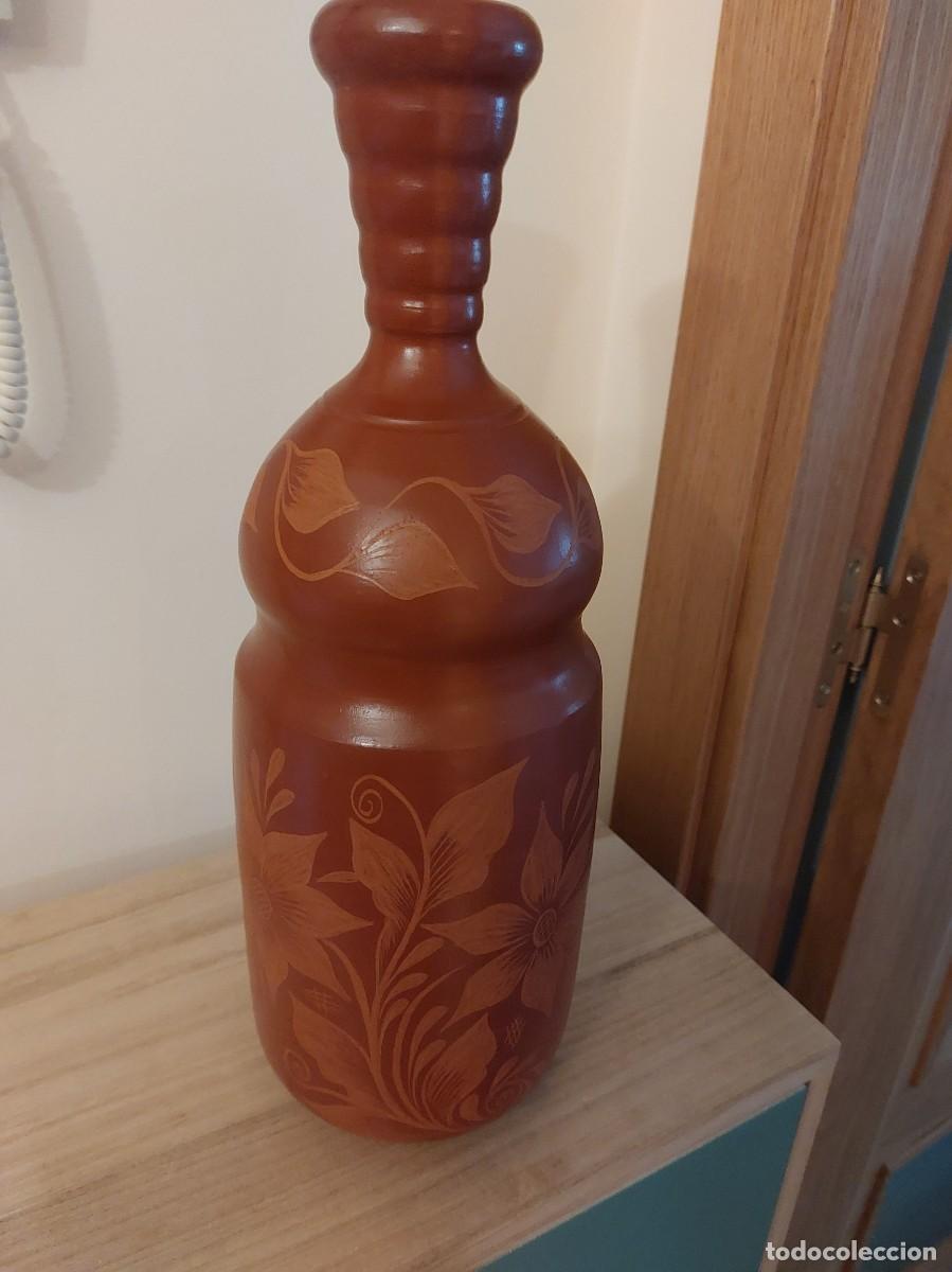 Artesan&iacute;a: JARRON DE BARRO DECORADO - Foto 1