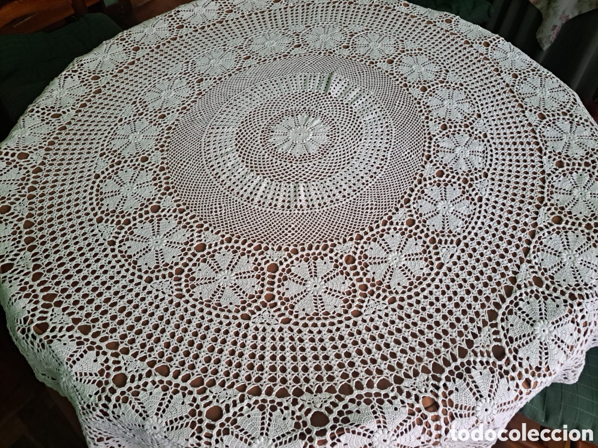 Artesan&iacute;a: Mantel ganchillo 120cm - Foto 1